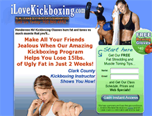 Tablet Screenshot of ilovekickboxinghendersonnv.com
